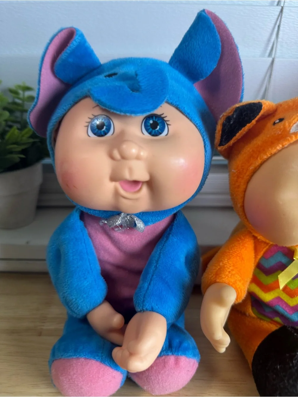 Set of four cabbage patch zoo and woodland cuties Character Baby Doll Set -